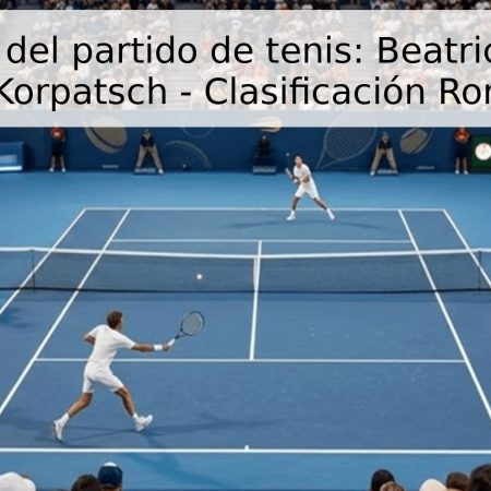 Pronóstico del partido de tenis: Beatrice Ricci vs. Tamara Korpatsch – Clasificación Roma 2026