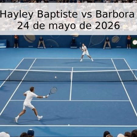 Pronóstico: Hayley Baptiste vs Barbora Krejcikova – 24 de mayo de 2026