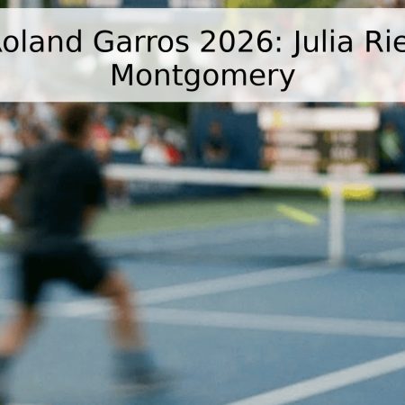 Pronóstico Roland Garros 2026: Julia Riera vs. Robin Montgomery