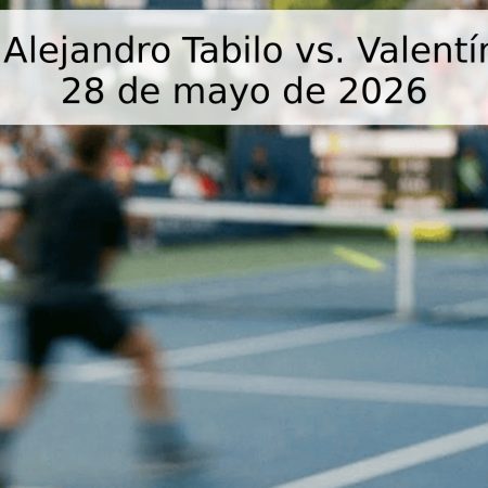 Pronóstico: Alejandro Tabilo vs. Valentín Vacherot – 28 de mayo de 2026