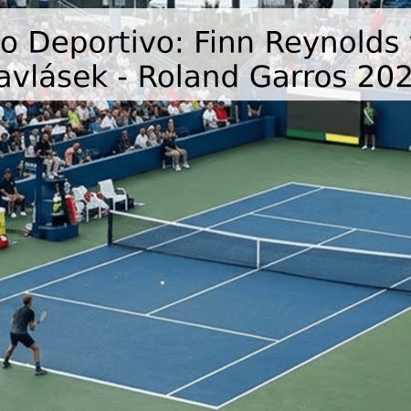 Pronóstico Deportivo: Finn Reynolds vs. Adam Pavlásek – Roland Garros 2026