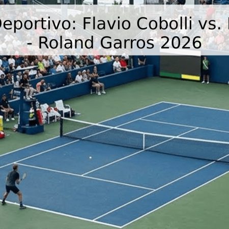 Pronóstico Deportivo: Flavio Cobolli vs. Learner Tien – Roland Garros 2026