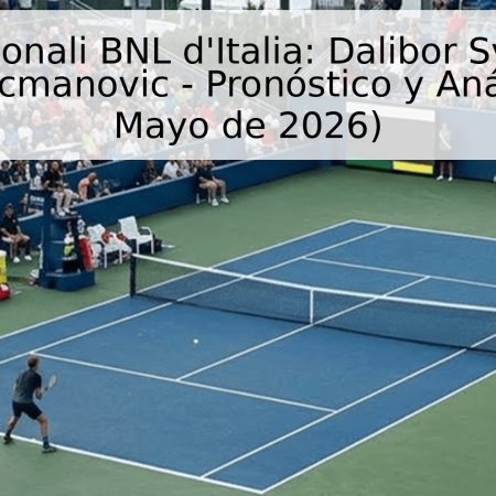 Internazionali BNL d’Italia: Dalibor Svrcina vs Miomir Kecmanovic – Pronóstico y Análisis (7 de Mayo de 2026)