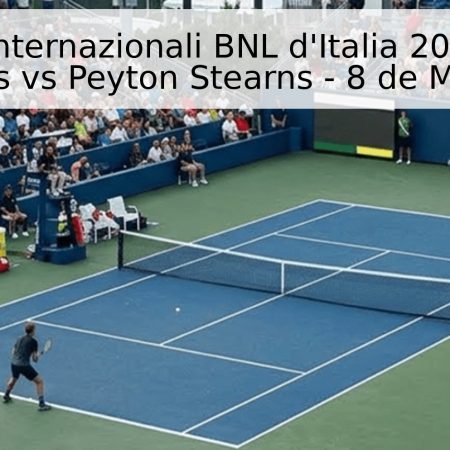 Pronóstico Internazionali BNL d’Italia 2026: Madison Keys vs Peyton Stearns – 8 de Mayo