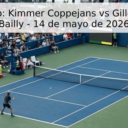Pronóstico: Kimmer Coppejans vs Gilles Arnaud Bailly – 14 de mayo de 2026