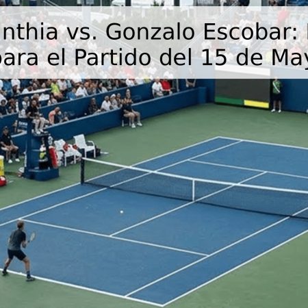 Siddhant Banthia vs. Gonzalo Escobar: Pronóstico y Apuestas para el Partido del 15 de Mayo de 2026