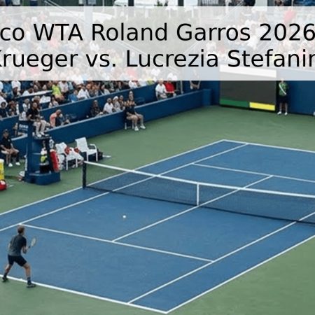 Pronóstico WTA Roland Garros 2026: Ashlyn Krueger vs. Lucrezia Stefanini