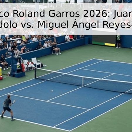 Pronóstico Roland Garros 2026: Juan Manuel Cerúndolo vs. Miguel Ángel Reyes-Varela