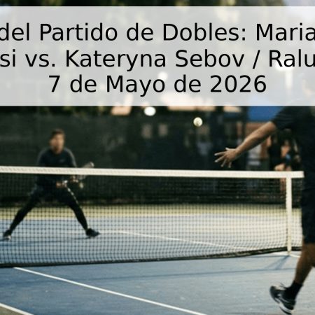 Pronóstico del Partido de Dobles: Maria Kozyreva / Laura Pigossi vs. Kateryna Sebov / Raluca Serban – 7 de Mayo de 2026