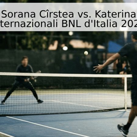 Pronóstico: Sorana Cîrstea vs. Katerina Siniakova – Internazionali BNL d’Italia 2026