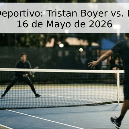 Pronóstico Deportivo: Tristan Boyer vs. Dali Blanch – 16 de Mayo de 2026