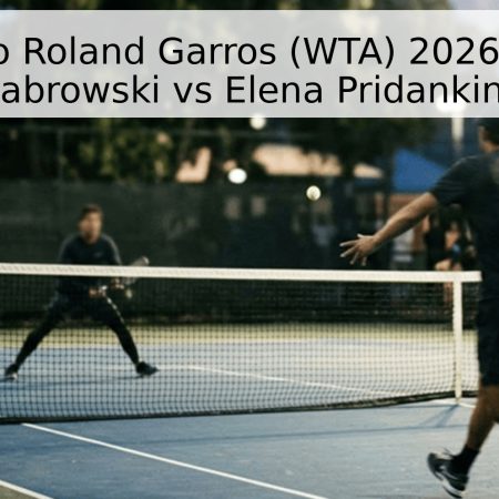 Pronóstico Roland Garros (WTA) 2026: Gabriela Dabrowski vs Elena Pridankina