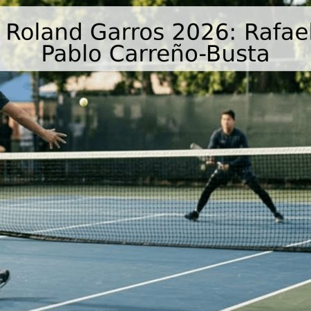 Pronóstico Roland Garros 2026: Rafael Hodar vs. Pablo Carreño-Busta