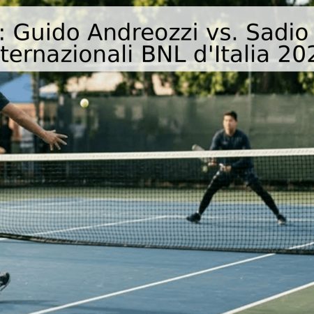 Pronóstico: Guido Andreozzi vs. Sadio Doumbia – Internazionali BNL d’Italia 2026