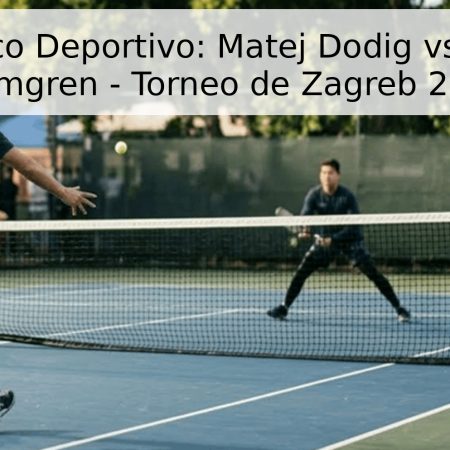 Pronóstico Deportivo: Matej Dodig vs. August Holmgren – Torneo de Zagreb 2026