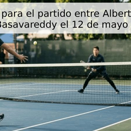 Pronóstico para el partido entre Alberto Olivieri y Nishes Basavareddy el 12 de mayo de 2026