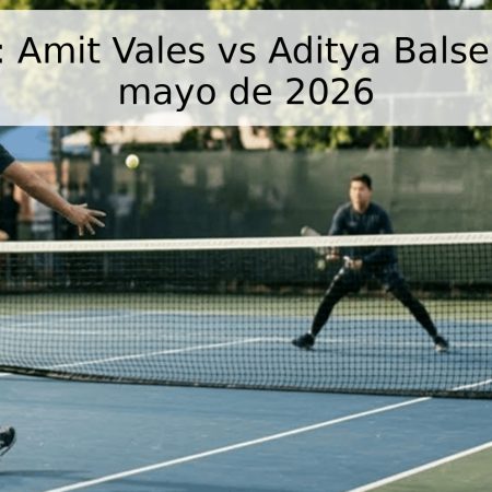 Pronóstico: Amit Vales vs Aditya Balsekar – 12 de mayo de 2026