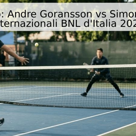 Pronóstico: Andre Goransson vs Simone Bolelli – Internazionali BNL d’Italia 2026