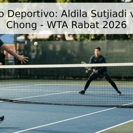 Pronóstico Deportivo: Aldila Sutjiadi vs. Eudice Chong – WTA Rabat 2026