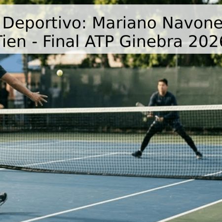 Pronóstico Deportivo: Mariano Navone vs. Lerner Tien – Final ATP Ginebra 2026