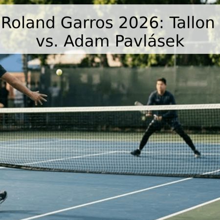 Pronóstico Roland Garros 2026: Tallon Griekspoor vs. Adam Pavlásek