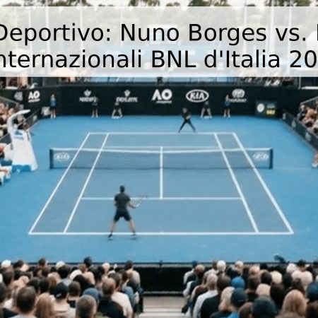 Pronóstico Deportivo: Nuno Borges vs. Rafael Jodar – Internazionali BNL d’Italia 2026