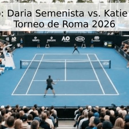 Pronóstico: Daria Semenista vs. Katie Volynets – Torneo de Roma 2026