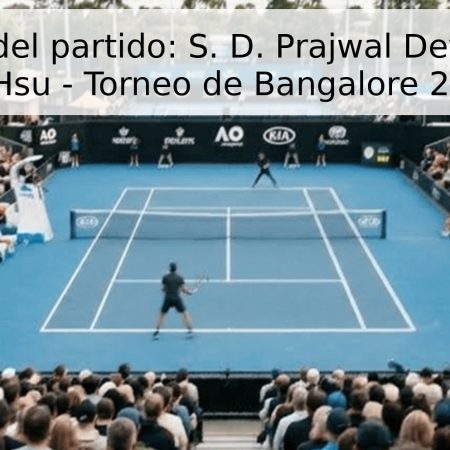 Pronóstico del partido: S. D. Prajwal Dev vs. Chuan En Hsu – Torneo de Bangalore 2026