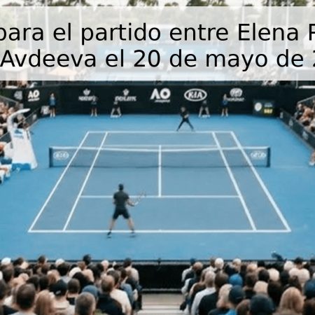Pronóstico para el partido entre Elena Pridankina y Julia Avdeeva el 20 de mayo de 2026