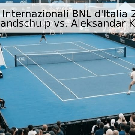 Pronóstico Internazionali BNL d’Italia 2026: Botic van de Zandschulp vs. Aleksandar Kovacevic