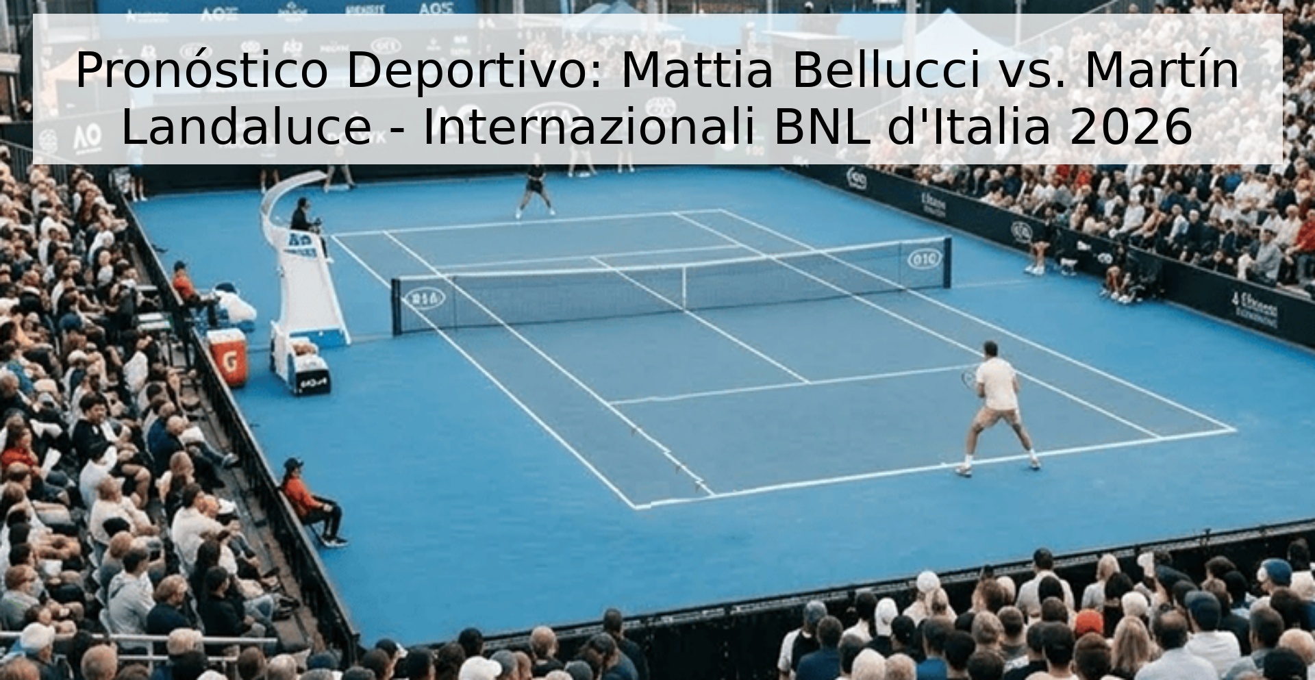 Pronóstico Deportivo: Mattia Bellucci vs. Martín Landaluce - Internazionali BNL d'Italia 2026