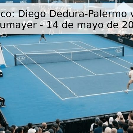 Pronóstico: Diego Dedura-Palermo vs Lukas Neumayer – 14 de mayo de 2026