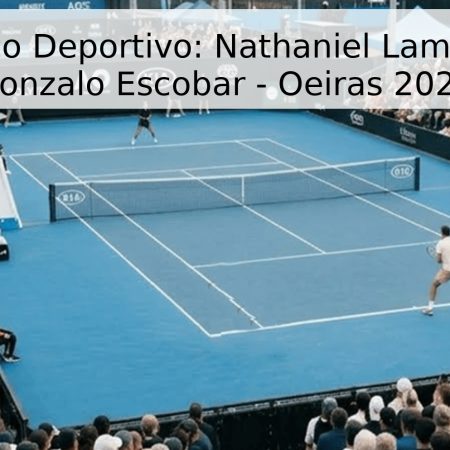Pronóstico Deportivo: Nathaniel Lammons vs. Gonzalo Escobar – Oeiras 2026