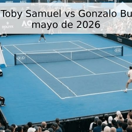 Pronóstico: Toby Samuel vs Gonzalo Bueno – 21 de mayo de 2026