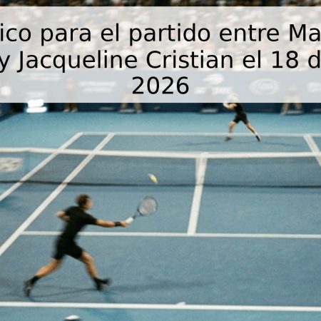 Pronóstico para el partido entre Mackenzie McKinnon y Jacqueline Cristian el 18 de mayo de 2026