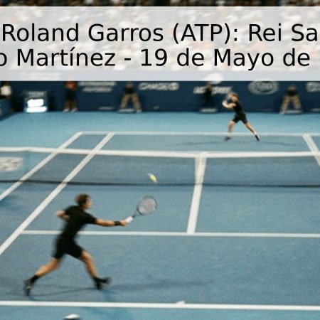 Pronóstico Roland Garros (ATP): Rei Sakamoto vs. Pedro Martínez – 19 de Mayo de 2026