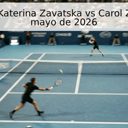 Pronóstico: Katerina Zavatska vs Carol Zhao – 19 de mayo de 2026