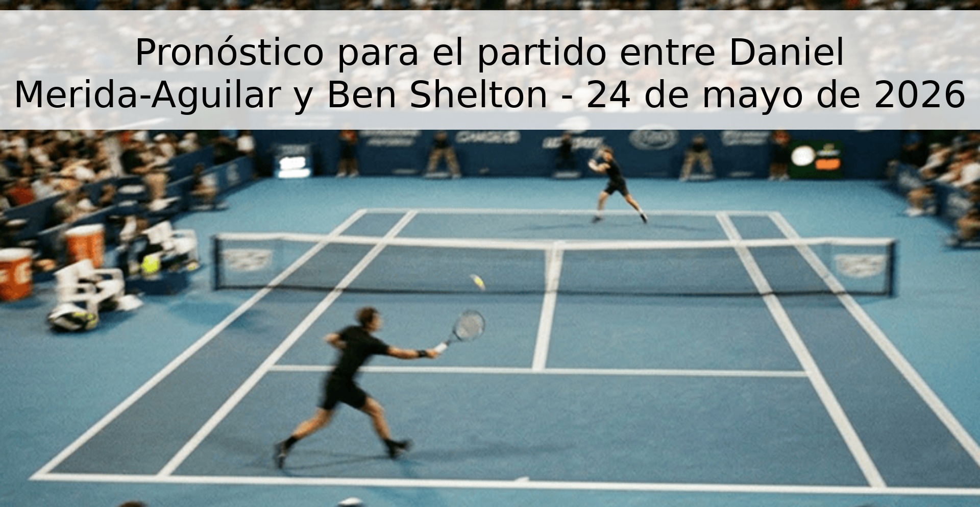 Pronóstico para el partido entre Daniel Merida-Aguilar y Ben Shelton - 24 de mayo de 2026