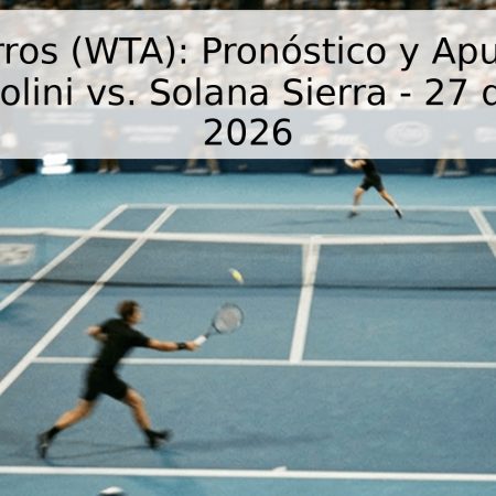 Roland Garros (WTA): Pronóstico y Apuestas para Jasmine Paolini vs. Solana Sierra – 27 de Mayo de 2026