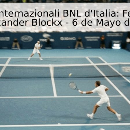 Pronóstico Internazionali BNL d’Italia: Federico Cinà vs Alexander Blockx – 6 de Mayo de 2026