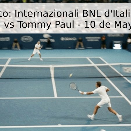 Pronóstico: Internazionali BNL d’Italia – Harry Heliovaara vs Tommy Paul – 10 de Mayo de 2026