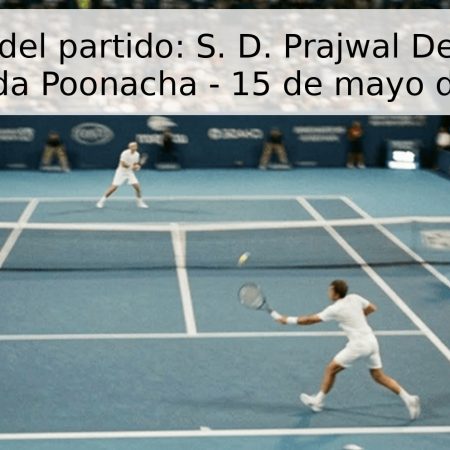 Pronóstico del partido: S. D. Prajwal Dev vs. Nikky Kallianda Poonacha – 15 de mayo de 2026