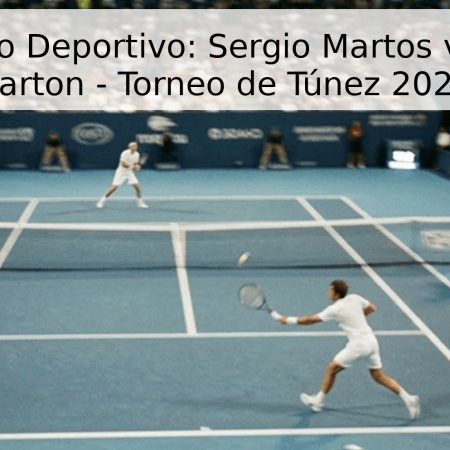 Pronóstico Deportivo: Sergio Martos vs. Hynek Barton – Torneo de Túnez 2026