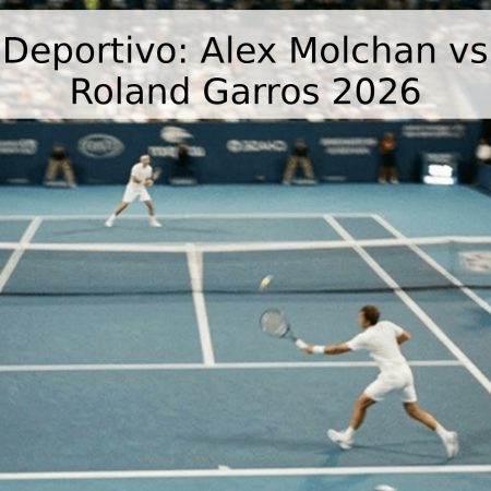 Pronóstico Deportivo: Alex Molchan vs. Felix Gill – Roland Garros 2026