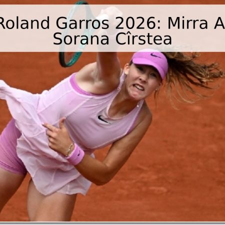 Pronóstico Roland Garros 2026: Mirra Andreeva vs. Sorana Cîrstea
