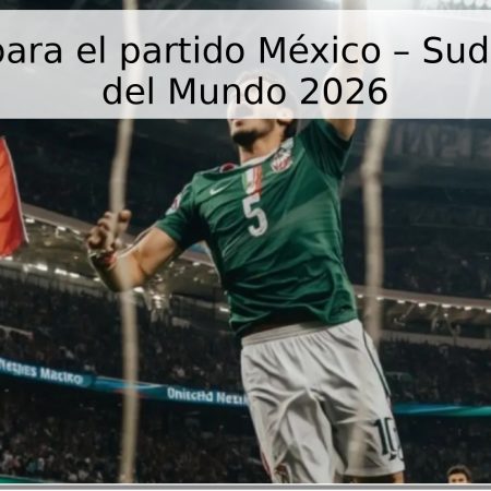 Pronóstico para el partido México – Sudáfrica, Copa del Mundo 2026