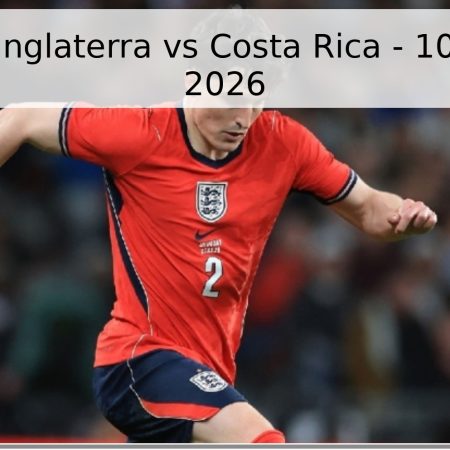 Pronóstico: Inglaterra vs Costa Rica – 10 de junio de 2026