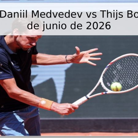 Pronóstico: Daniil Medvedev vs Thijs Boogaard – 11 de junio de 2026