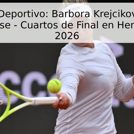 Pronóstico Deportivo: Barbora Krejcikova vs. Elena Gabriela Ruse – Cuartos de Final en Hertogenbosch 2026