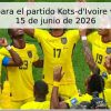 Pronóstico para el partido Kots-d’Ivoire vs Ecuador – 15 de junio de 2026